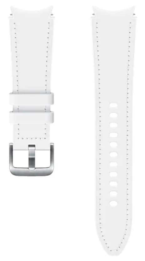 Curea de schimb Samsung ET-SHR89LWEGEU pentru Samsung Galaxy Watch 4/ 4 Classic, M/L (Alb)