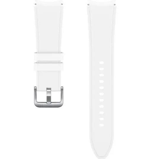 Curea de schimb Samsung Ridge Sport ET-SFR89LWEGEU pentru Samsung Galaxy Watch 4/ 4 Classic, M/L (Alb)