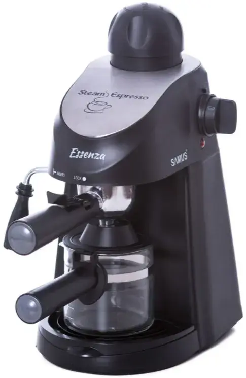 Espressor Samus ESSENZA, 800 W, 0.24 L (Negru/Argintiu)