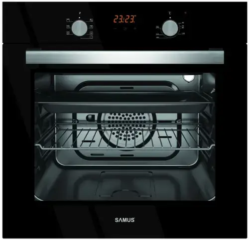 Cuptor incorporabil Samus SC619EGV, Electric, 62 L, 7 functii (Negru)