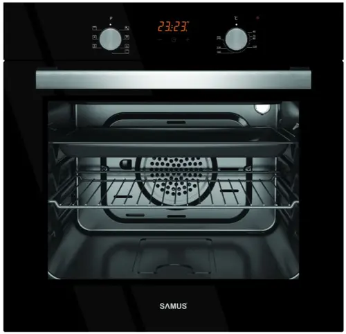 Cuptor incorporabil Samus SC619EGV, Electric, 62 L, 7 functii (Negru)