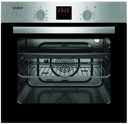 Cuptor incorporabil Samus SC617EXV, Electric, 58 L, 7 functii (Negru/Inox)