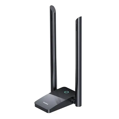 Adaptor Wireless Baseus FastJoy B01317600111-05, Dual Band, 1300Mbps, Negru