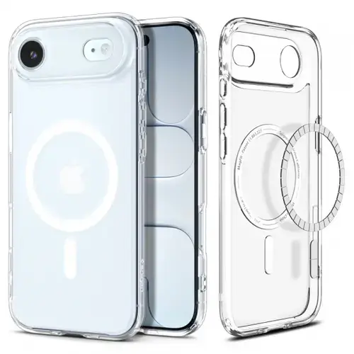 Husa MagSafe pentru Apple iPhone Air, Spigen, Ultra Hybrid, Alba Satinata
