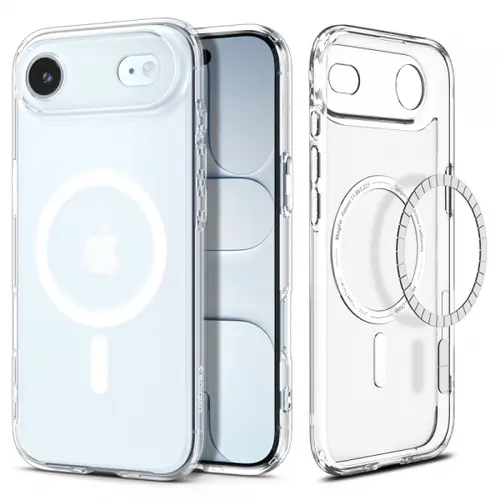 Husa MagSafe pentru Apple iPhone Air, Spigen, Ultra Hybrid, Alba Satinata