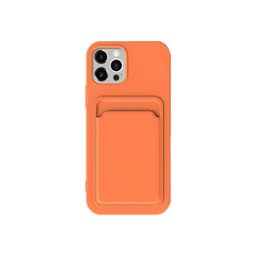 Husa pentru Apple iPhone 15 Pro Max, XO Design, Card Slot, Portocalie