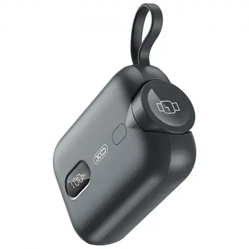 Baterie Externa Wireless XO Design PR260, 10000mAh, 20W, PD + QI, 1 x QI - 2 x USB-C, Neagra