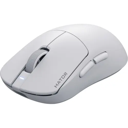 Mouse wireless Hator Quasar 3S Ultima, 30000 dpi, Bluetooth, USB, Alb
