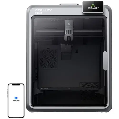 Imprimanta 3D Creality K2 Pro 3D, 600 mm/s, FDM, USB, Wi-Fi, Negru