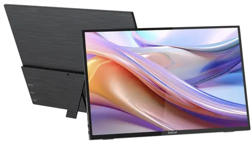 Monitor IPS LED Zeuslap 16inch P16T, WUXGA (1920 x 1200), Mini HDMI, USB-C, Touchscreen (Negru)