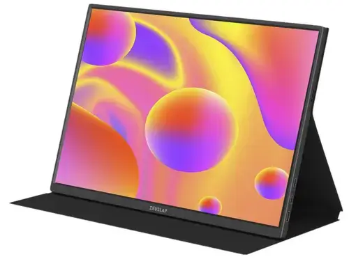 Monitor Portabil IPS LED Zeuslap 14inch Z14Lite Pro, Full HD (1920 x 1080), Mini HDMI, USB-C, Touchscreen (Negru)