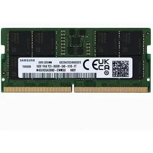 Memorie Notebook Samsung M425R2GA3BB0-CWM, sodimm DDR5, pentru laptop, 16GB, 5600MHz, CL40, 262 pini, PC5-44800, bulk