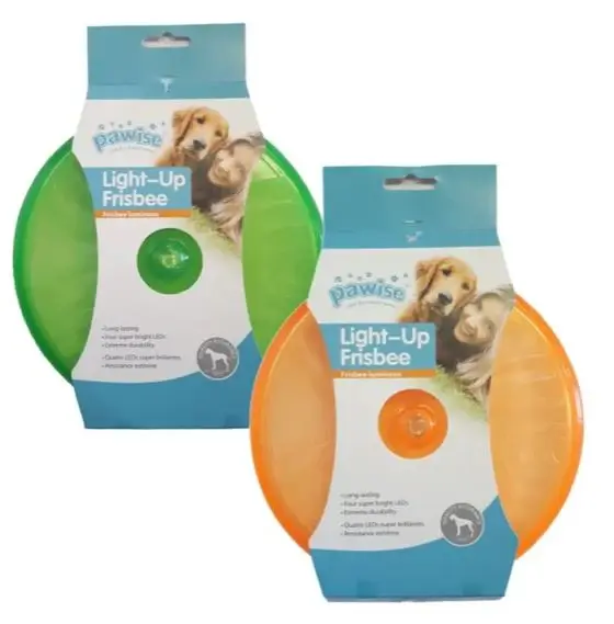 PAWISE Jucărie Frisbee cu iluminare LED 20cm