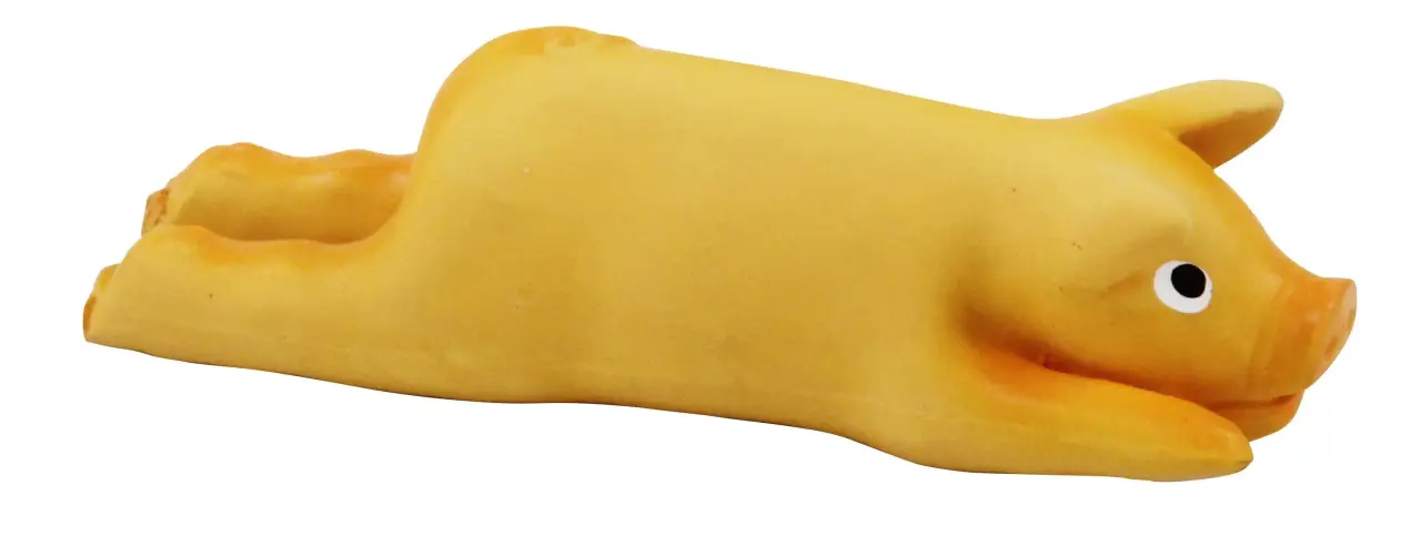 PAWISE Jucărie pentru câini Porc din latex