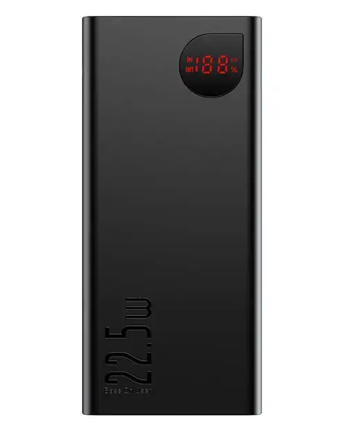 Acumulator Extern Baseus Adaman, 20.000 mAh, 22.5 W, Power Delivery, QC 3.0 (Negru)
