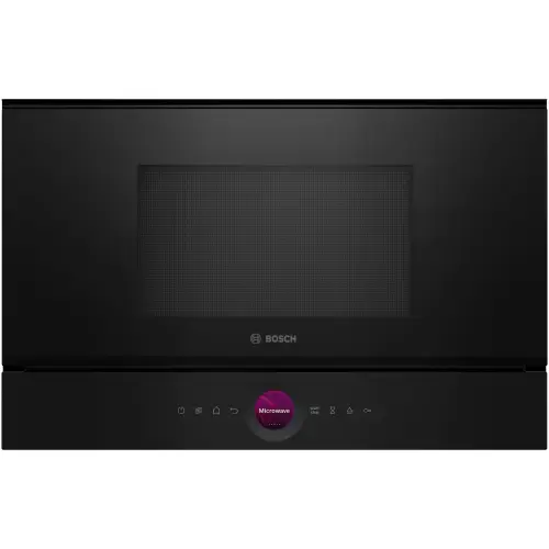 Cuptor cu microunde incorporabil Bosch BEL7321B1, 21 l, 900 W, AutoPilot 10, Control digital, Display TFT (Negru)