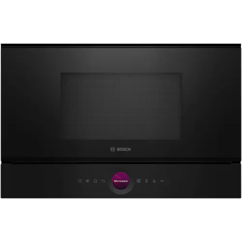 Cuptor cu microunde incorporabil Bosch BEL7321B1, 21 l, 900 W, AutoPilot 10, Control digital, Display TFT (Negru)
