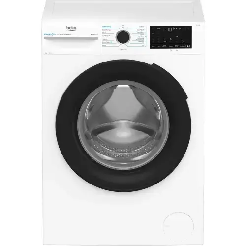 Masina de spalat rufe Beko BM3WFSU49415WB, 9 kg, 1400 rpm, Clasa A, Motor ProSmart Inverter, ColdWash, SteamCure (Alb)