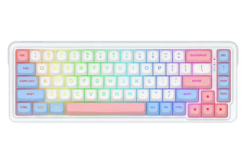 Tastatura Redragon Nova Pro, Wireless 2.4GHz, Wired, Bluetooth, RGB (Multicolor)
