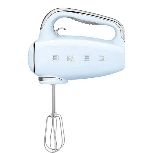 Mixer manual SMEG HMF01PBEU, Stil anii 50, 9 viteze, 250 W (Albastru)