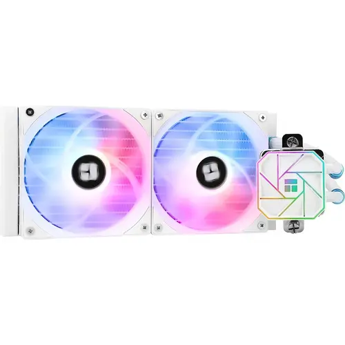 Cooler CPU Thermalright Aqua Elite 240 Black Argb V3, 2 x 120mm, 1800 RPM, aRGB (Alb)