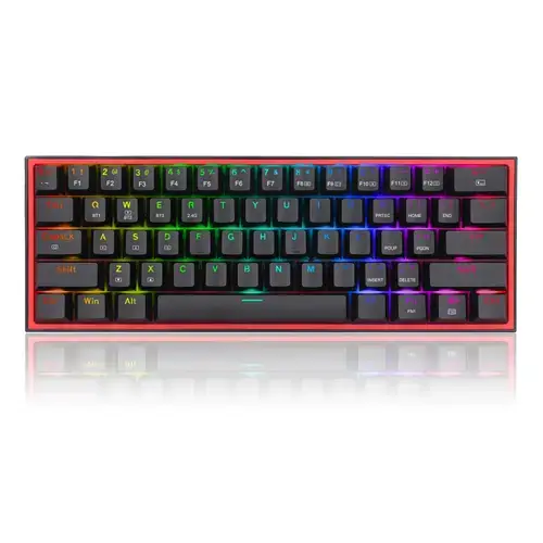 Tastatura Redragon K616 Fizz PRO, Bluetooth, Wired, USB (Rosu/Negru)