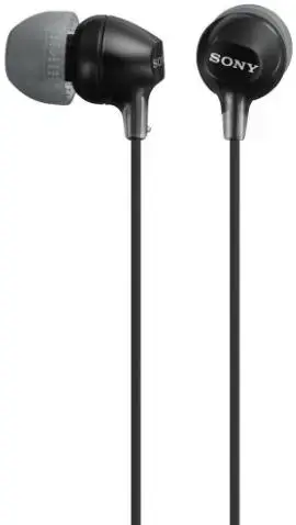 Casti Stereo Sony MDREX15LPB, Jack 3.5mm (Negru)