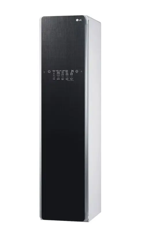 Dulap cu aburi LG Steam Wardrobe Styler S3BF, 1850 W, Uscare haine, 3 umerase, Tehnologie TrueSteam, Wi-Fi (Negru)
