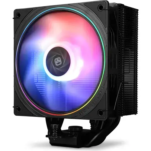 Cooler CPU Thermalright Assassin Spirit 120 EVO, 120mm, 2000 rpm, iluminare aRGB (Negru)