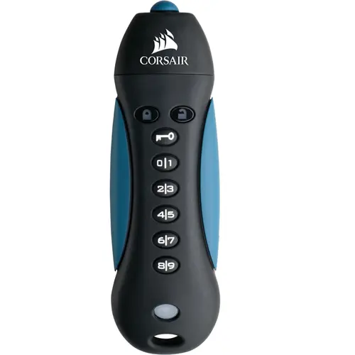 Memorie USB Corsair Flash Padlock3, 128GB, criptare hardware AES-256bit, shock resistant, USB 3.0