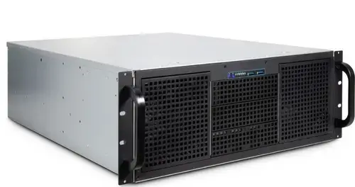 Carcasa Server Inter-Tech 4U-40255, 4U (Negru/Argintiu)