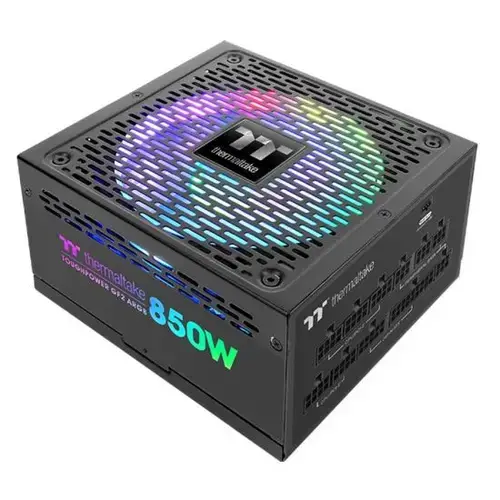 Sursa Full Modulara Thermaltake Toughpower GF2, 850W, 80 Plus Gold, Iluminare RGB (Negru)