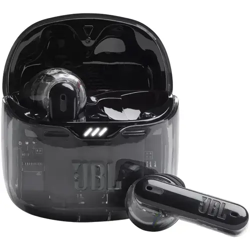 Casti True Wireless JBL Tune Flex Ghost Edition, SinglePoint, Bluetooth, ANC (Negru)