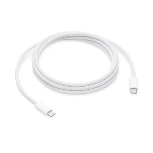 Cablu de date Apple MYQT3ZM/A, 240 W, USB-C la USB-C, 2m (Alb)