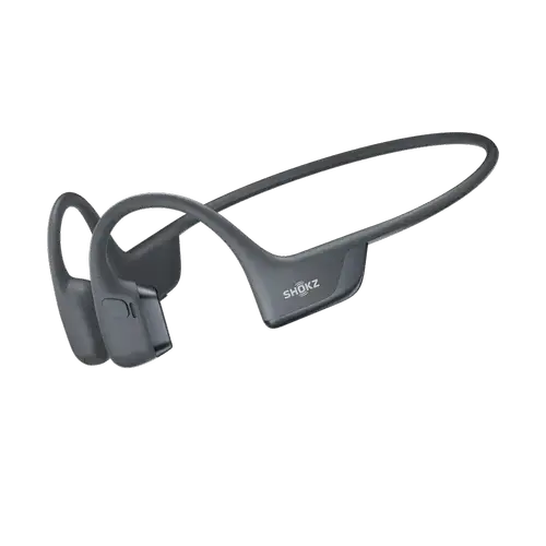 Casti alergare wireless Shokz OpenRun Pro 2, Bluetooth, Conductie osoasa, Autonomie 12 ore, IP55 (Negru)
