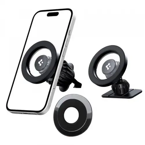 Suport Auto Magnetic Spigen MFT13, Universal, Negru