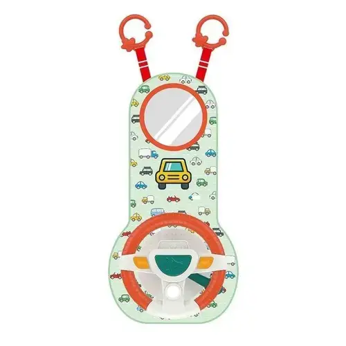 Jucarie interactiva volan muzical Lorelli, 60 cm, Multicolor