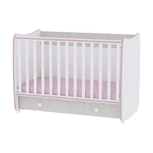 Mobilier Dream New 60x120cm, lemn, Alb/Roz
