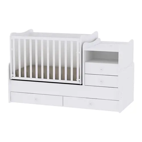 Mobilier Lorelli Combo, 72 x 172 cm, lemn, Alb