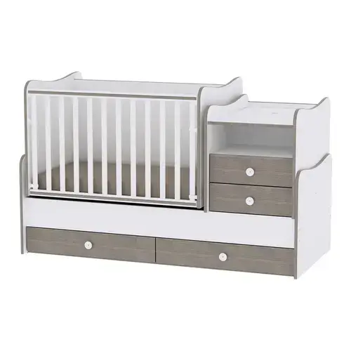Mobilier Lorelli Combo White & Coffee, 72 x 172 cm, lemn