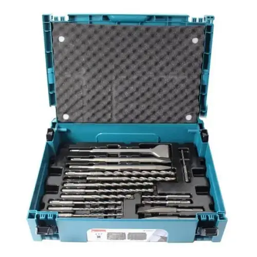 Set 17 dalti si burgie beton, Makita, B-53877, cutie makpac