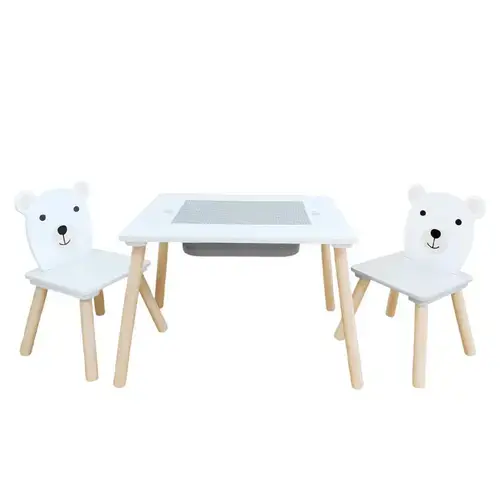 Set masuta cu spatiu de depozitare  si 2 scaune U-Grow UG-74KINET, MDF