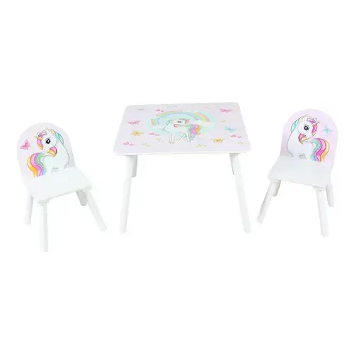 Set 2 scaune si birou  U-Grow Unicorns