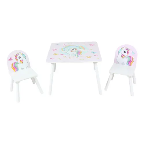 Set 2 scaune si birou  U-Grow Unicorns