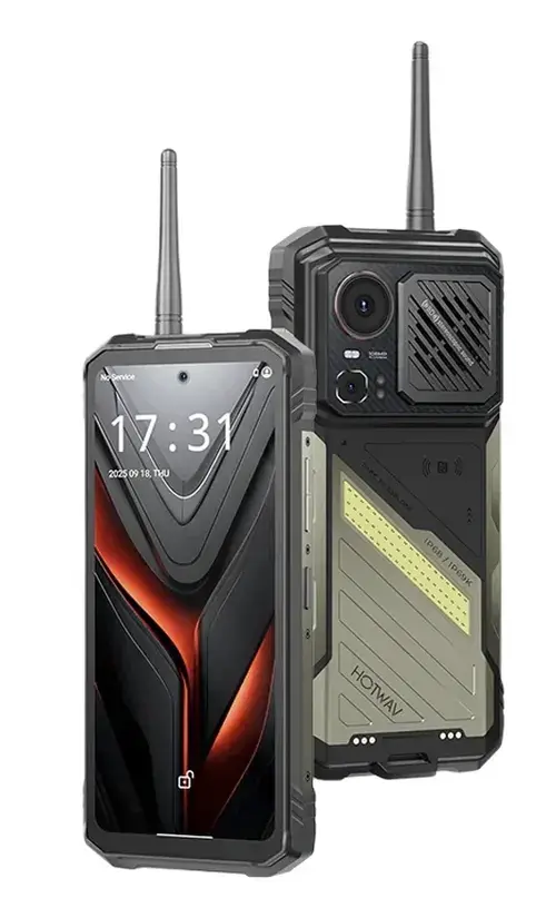 Telefon Mobil Hotwav Hyper 8 Ultra Walkie-Talkie, Procesor MediaTek Dimensity 7050, Ecran IPS 6.8inch, 12GB RAM, 512GB Flash, Camera  Duala 108 + 20 MP, Wi-Fi, 5G, Dual SIM, Android (Negru)