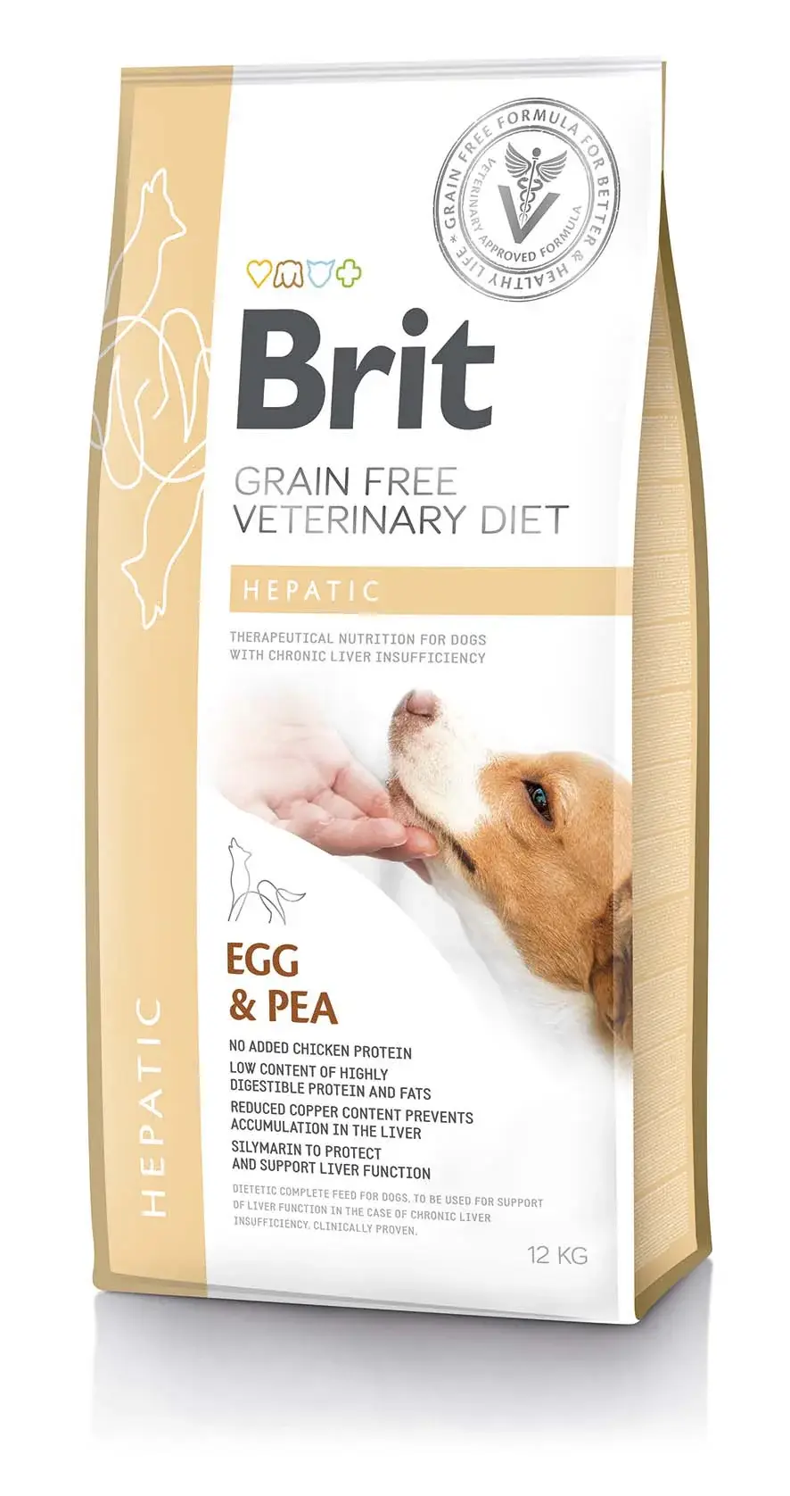 BRIT VD Hepatic pentru câini, sprijinirea funcţiei hepatice