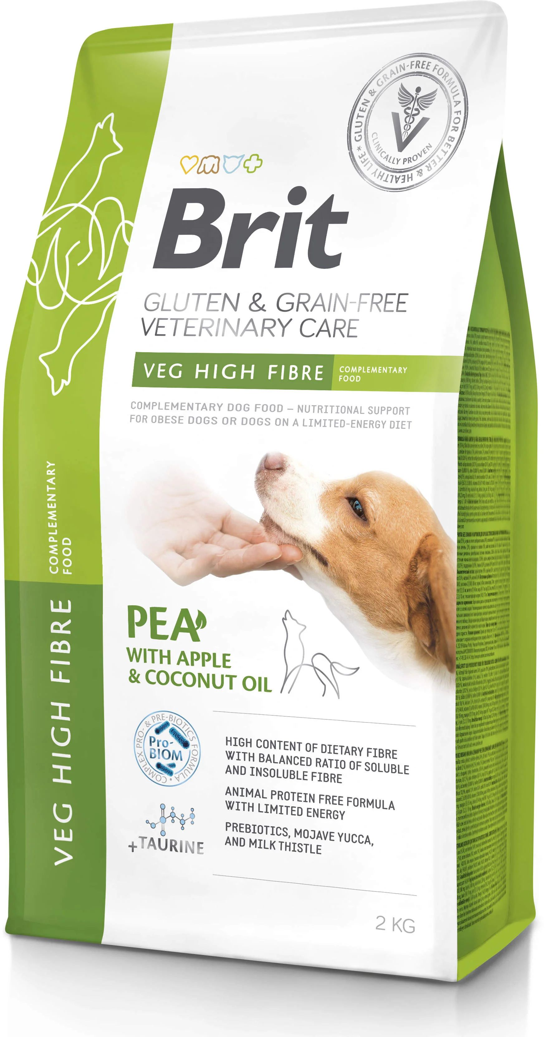 BRIT VD Veg High Fibre pentru câini, controlul greutăţii