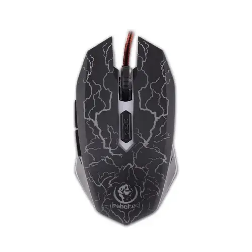 Mouse Gaming Rebeltec, USB Diablo, iluminare LED (Negru)