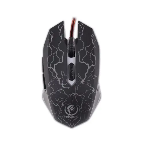 Mouse Gaming Rebeltec, USB Diablo, iluminare LED (Negru)