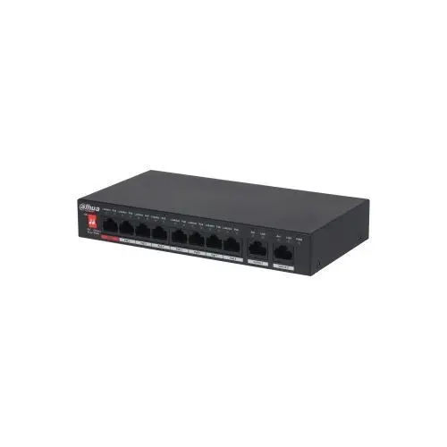 Switch Dahua PFS3010-8ET-96-V2, PoE 8 porturi, 2x Gigabit